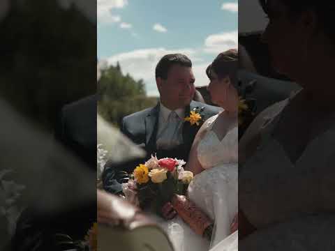 A beautiful farm wedding in Alberta #shorts