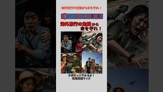 海外旅行の危険から命を守れ！ #shorts #防犯 #海外旅行