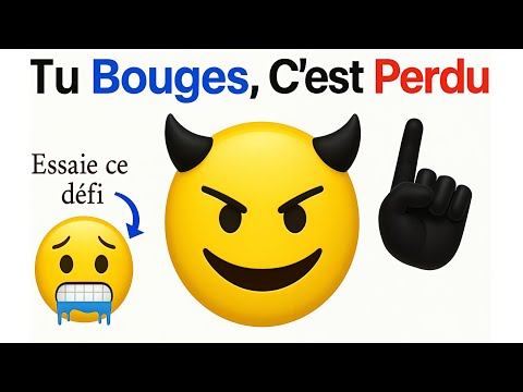 Ne Bougez Pas En Regardant Cette Vidéo ! (Le défi ultime)