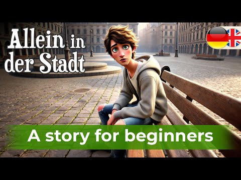 START LEARNING GERMAN with Short Story (Alone in the City)