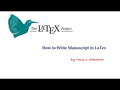 How to write manuscript in LaTex | Write manuscript using overleaf | AIP LaTex Template