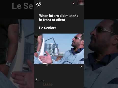 When intern do mistake