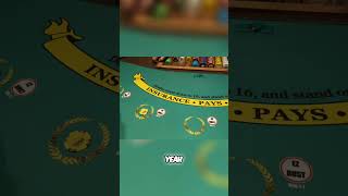 Beginner DESTROYS Blackjack Table with Insane Luck! #blackjack  #beginnersluck  #bigwin  #vegasvibes