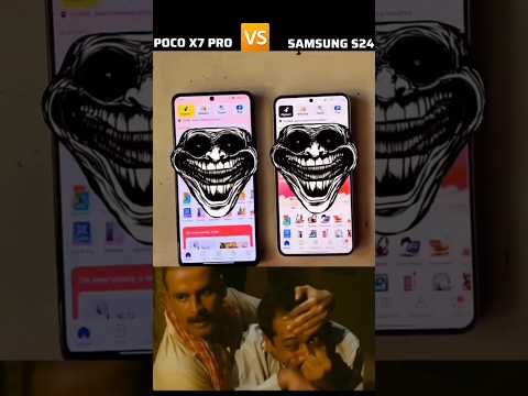 Poco vs Samsung 📱😃 || Must Watch ☺️ || #techtech #smartphone #challenge #trendingshorts #samsung