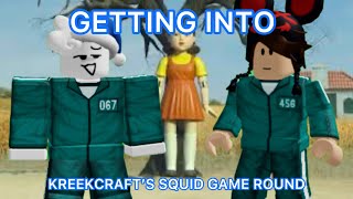Being evil in @KreekCraft’s squid game server
