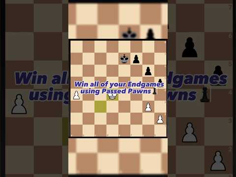 Learn to Push your Passed Pawns♟️ #chess