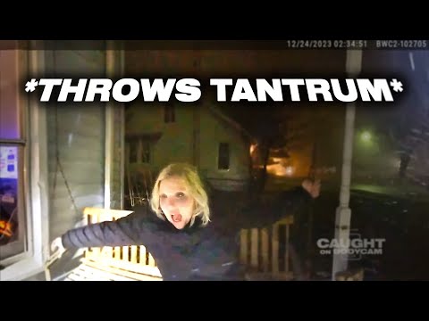 Psychotic Girlfriend Tries Break Into Boyfriends House