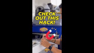 Magnets and metal: The secret to our efficient DTF printing process!💡🔩