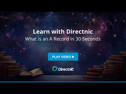 Learn with Directnic: Understanding A Records in 30 Seconds