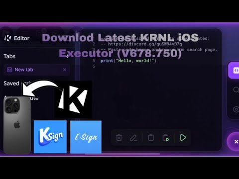 How to Download Latest KRNL iOS Executor V678.750 (JULY 2025) | Undetected