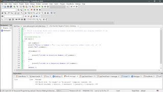 Check whether a number is positive or negative in C || Programming Bangla