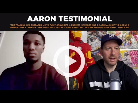 Project Management Testimonial Aaaron: PM Training That Can Change Your Life!