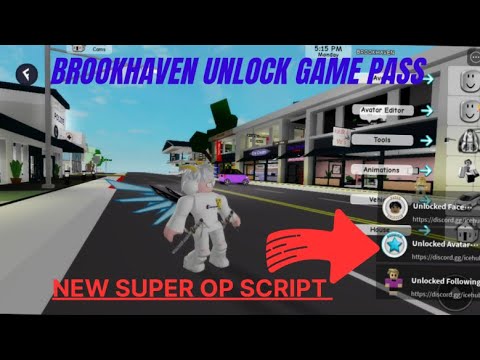 New BrookHaven  RP Unlock all Prenium Gamepass  Script | Fluxus Arceus X 3.0 Delta Hydrogen Kato|...