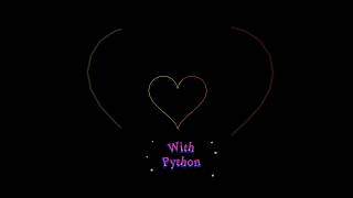 This Heart Was Coded in Python! 🐍❤️