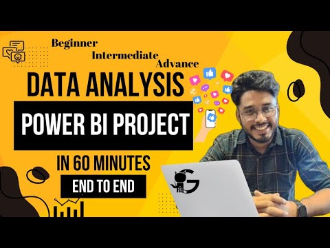 POWER BI Full PROJECT for Data Analysis with Practical Guide | End to End Power BI Dashboard Project