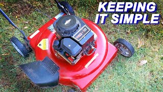 Would You Get A Simple Mower Over One With Self Propel?