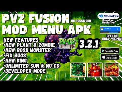 UPDATE FUSION! PVZ FUSION 3.2.1 MOD MENU ANDROID - PVZ FUSION MOD Add-on 2026