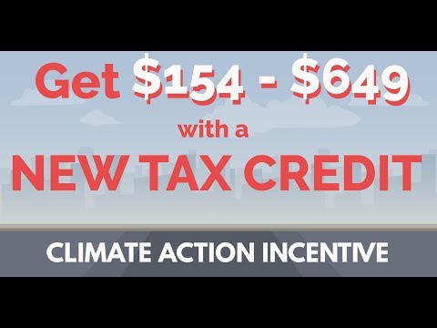 NEW TAX CREDIT 2019: Canada