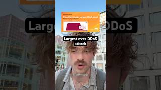 Largest ever DDoS attack @cloudflare  #dev #tech #bigtech #software #cs #cybersecurity