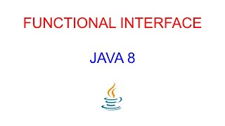 Functional Interface in Java 8 | #java8 #functionalinterface #javatutorial