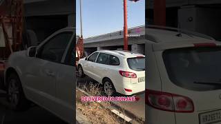 HYUNDAI SANTA FE SOLD DELIVERED TO PUNJAB 8860516766   7827134240 #automobile #preownedcarsindelhi