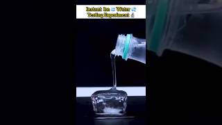 Easy Simple Science Experiment for kids | students | ice Vs water testing Experiments| #shorts #trnd