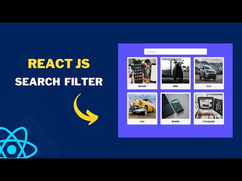 Search Filter With React  - Search Bar in React