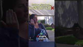 Did She Expose ChatGPT? #chatgpt #artificialintelligence #thinkforyourself #fyp