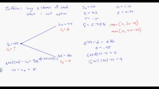 FI 8000 Binomial Option Pricing Model    1
