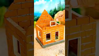 Wait… That’s a Miniature House?😍✨️🏠 #MiniatureMagic #TinyHouseGoals #SatisfyingBuild #shorts