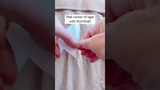 DIY: How to Remove Tape from Tape-In Hair Extensions at Home #ugeathair #hairextensions #tutorial