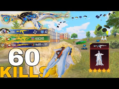 60KILLS🔥IN 23 MINUTE GAMEPLAY PUBG MOBILE WITH BEST SKIN HONOR🔥😍