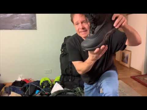 After Wakely Mt trip; unpacking the Mystery Ranch T100