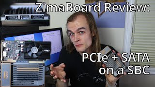ZimaBoard Review. A Flexible Mini server with PCIe and SATA