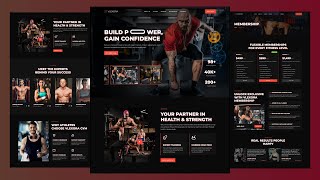 Responsive Gym Website Design Tutorial | HTML CSS JavaScript Frontend Project