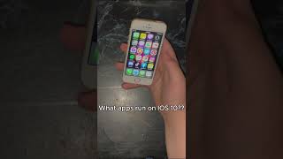 What Apps run on IOS 10??