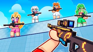 Techy DESTROYS In Roblox FLICK With MY CRAZY FAN GIRLS...
