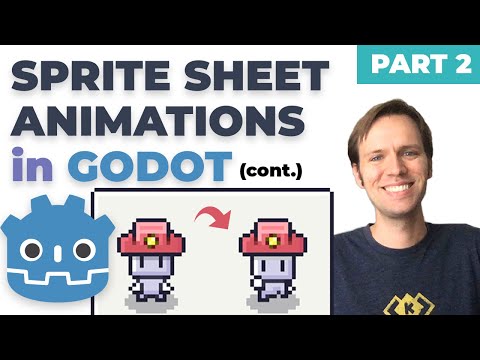 PART 2: animate Sprite Sheets in Godot using AnimationPlayer (beginner tutorial)