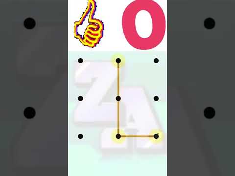 O name Pattern lock new style 2022 | top pattern lock style | alphabet pattern lock | #short