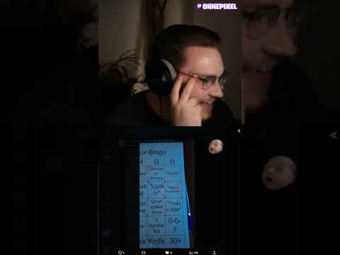 Ohnepixel's chatter plays 'BINGO' during his streams! #ohnepixel #funny #streamer #shorts