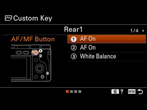 Sony a6400 Back Button Focus Setup Guide