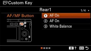 Sony a6400 Back Button Focus Setup Guide