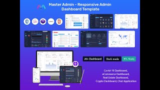 Travel Responsive Bootstrap 5 Admin Dashboard – Master Dark LTR