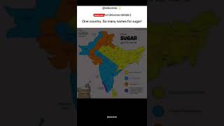 One country. So many names for sugar!🤯  #eduverse  #SugarOrigin #IndiaMap #LanguageDiversity#shorts