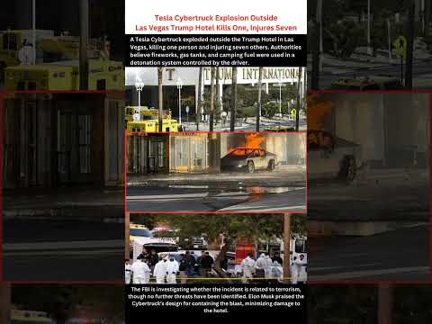 Dead After a Cybertruck Explodes Outside the Trump Hotel in Las Vegas