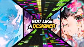 How I Edit My Videos (Graphic Design Style)