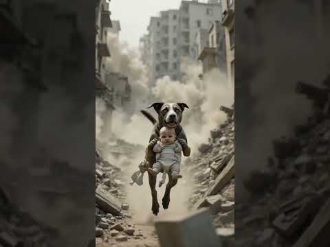 Hero Dog Saves Baby from Collapsing Building! 🐶💥