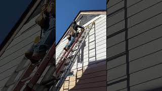 Installing LP SMART SIDE siding #workerlife