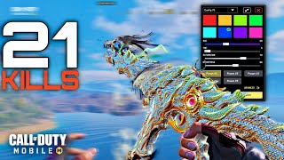 PRO GRAPHICS SETTINGS + SOLO VS SQUAD 21 KILLS TYPE 19 GAMEPLAY IN CALL OF DUTY MOBILE 