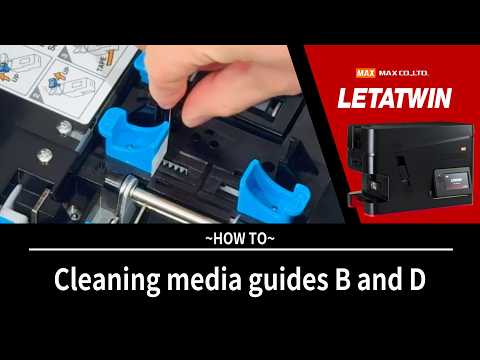 How to Clean Media Guides (B & D) to Prevent Jams | LM-3000Pro Tutorial